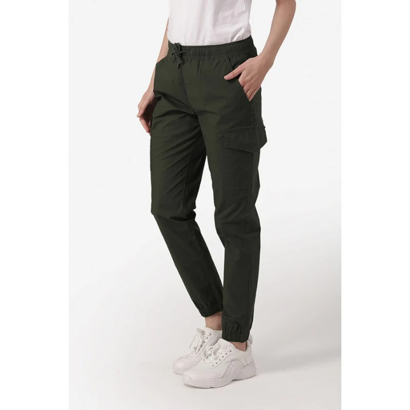 Women Olive Jogger - Image 2