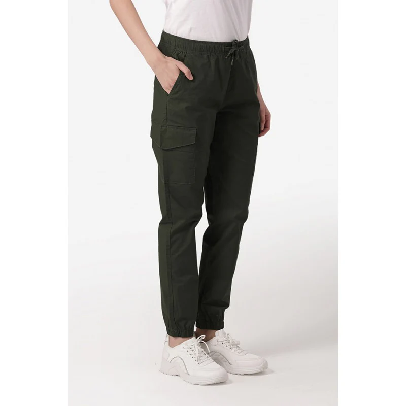 Women Olive Jogger - Image 3