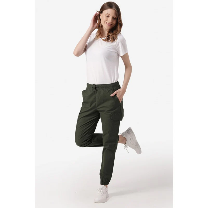 Women Olive Jogger - Image 5