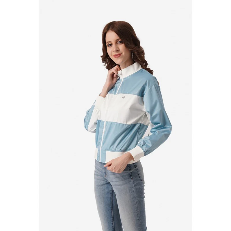 Women Pastel Blue Jacket - Image 3