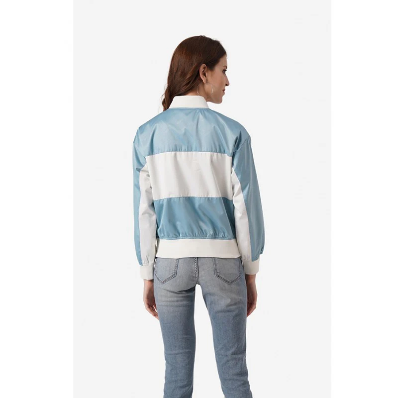 Women Pastel Blue Jacket - Image 4