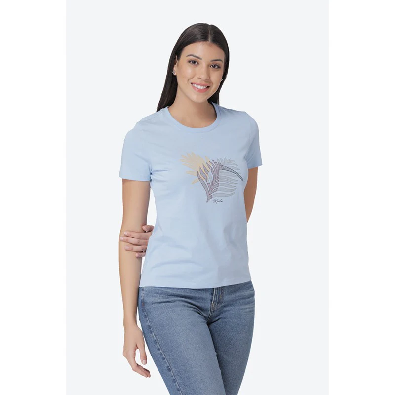 Women's Pastel Blue T-Shirt - Image 3
