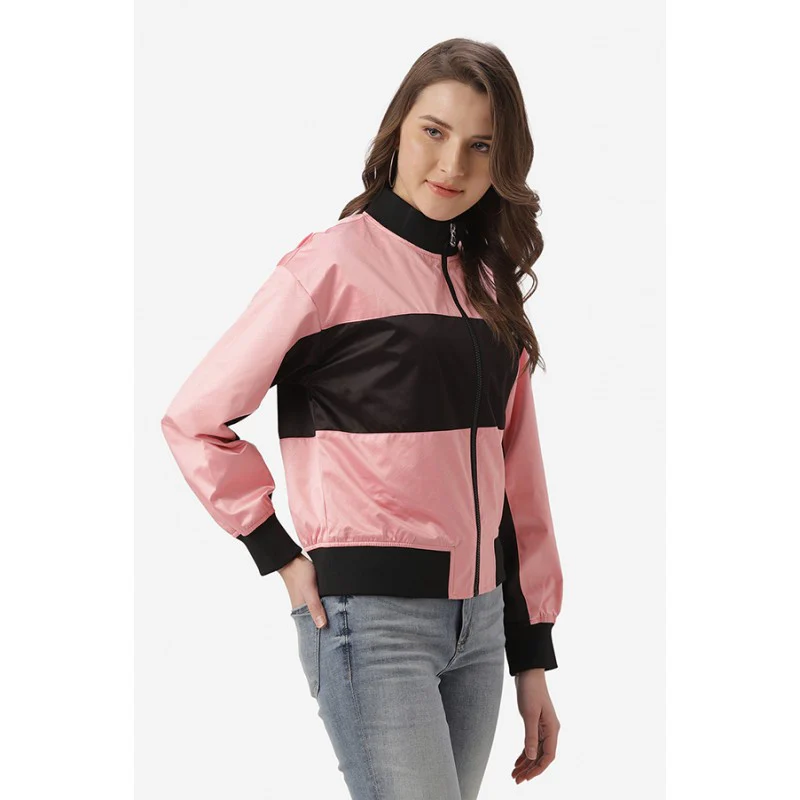 Women Pastel Pink Jacket - Image 2