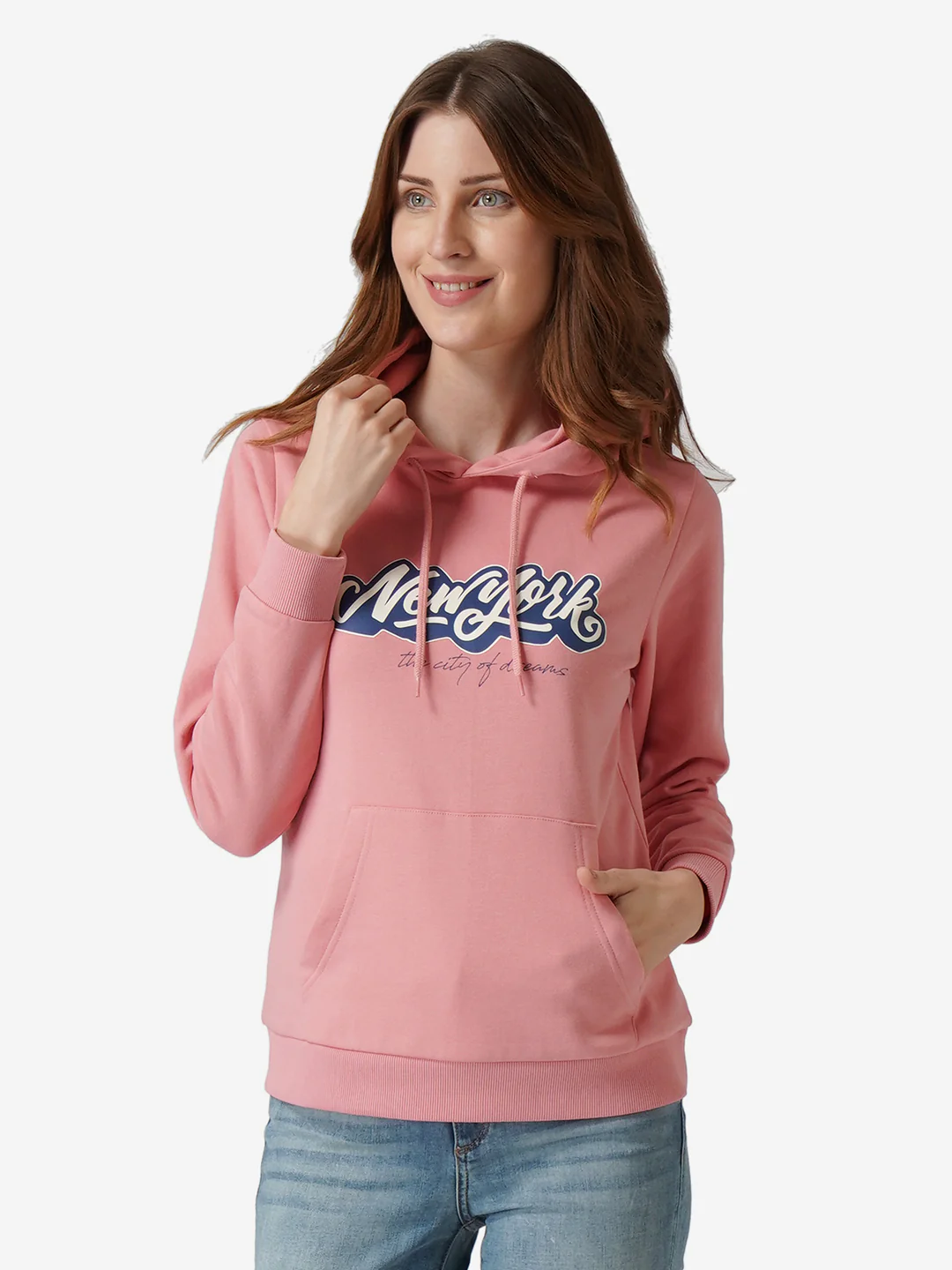 Women Pink Hoodie - Image 2