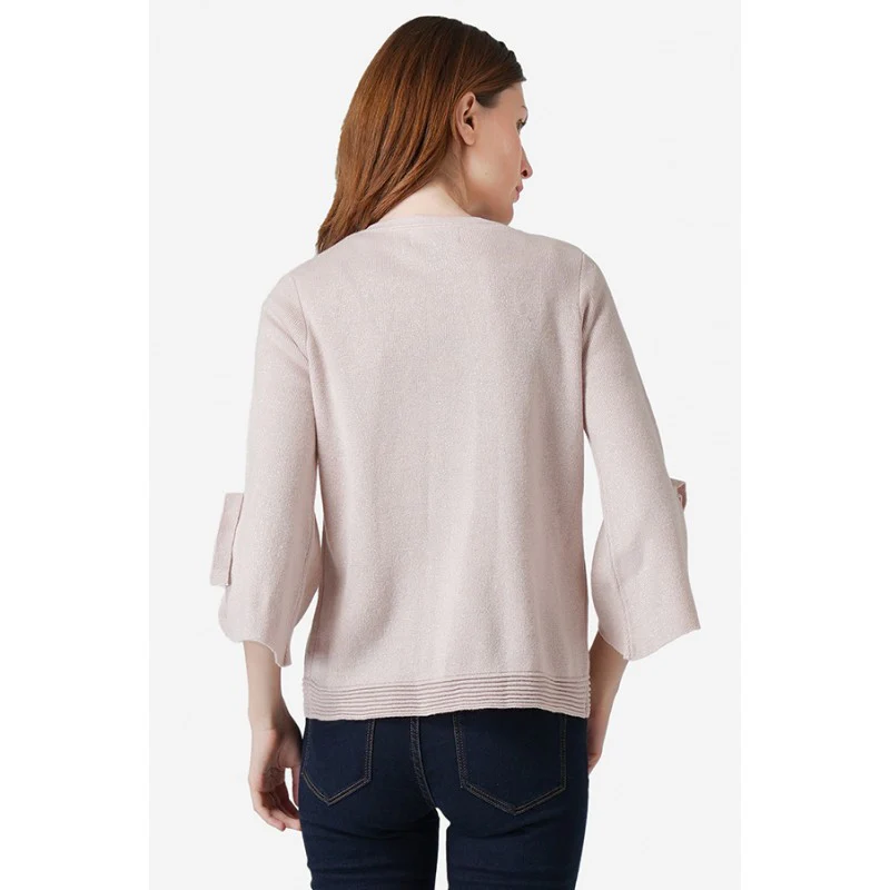 Women Pink Sweater - Image 4