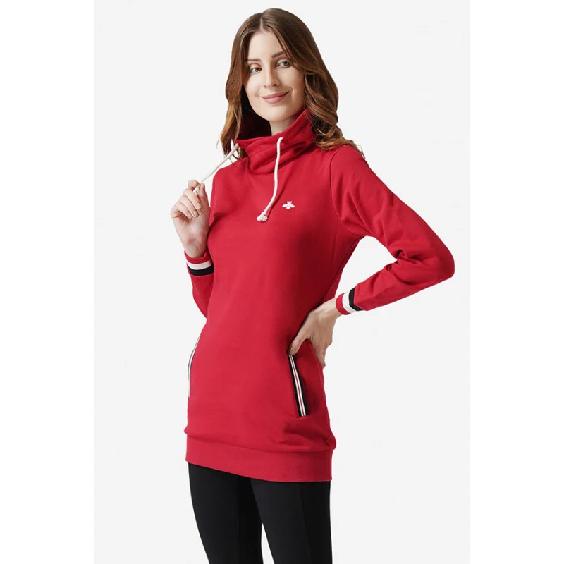 Women Red Sweatshirt - Image 2