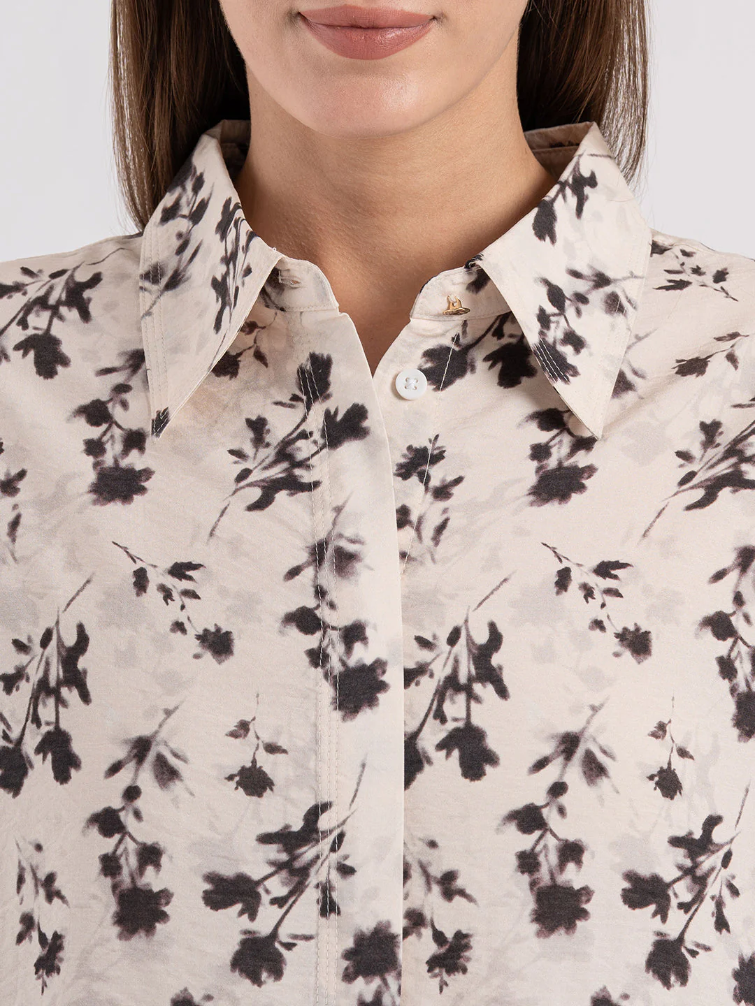 Women's Floral Print Full Sleeve Shirt - Image 4