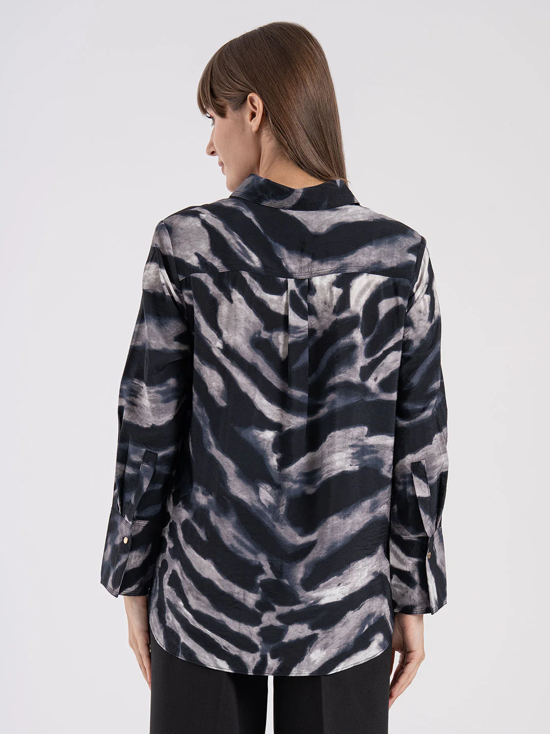 Women's Printed Full Sleeve Shirt - Image 3