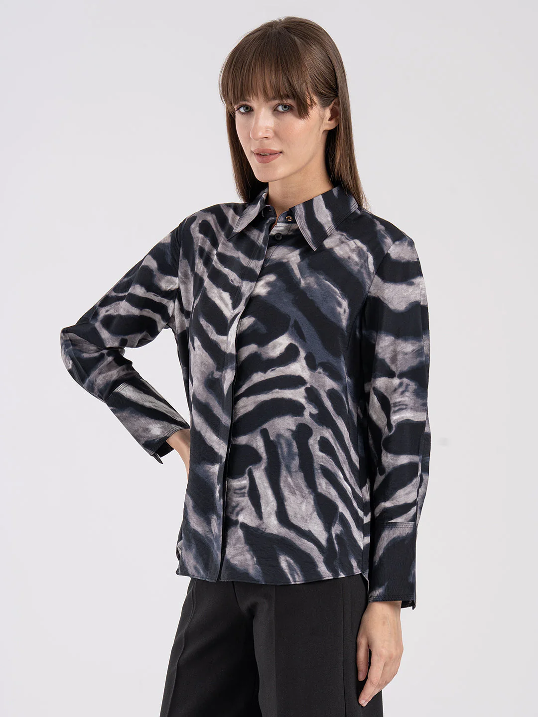 Women's Printed Full Sleeve Shirt - Image 6