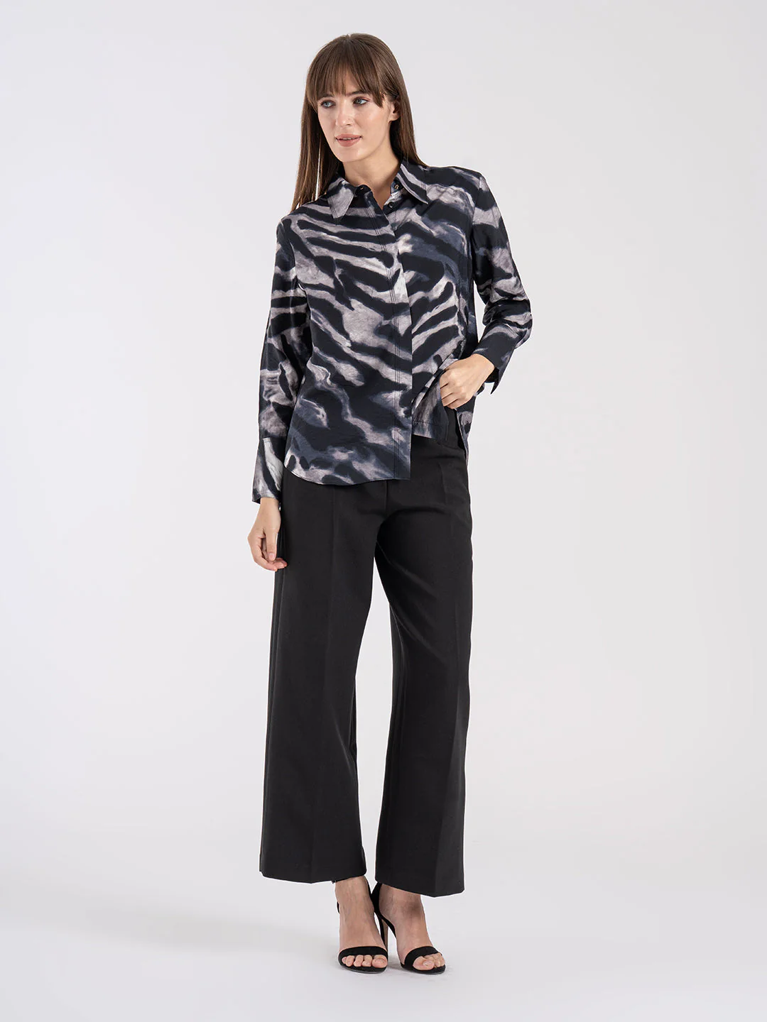 Women's Printed Full Sleeve Shirt - Image 7