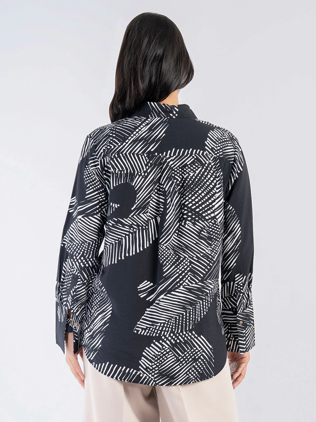 Women's Printed Full Sleeve Shirt - Image 3