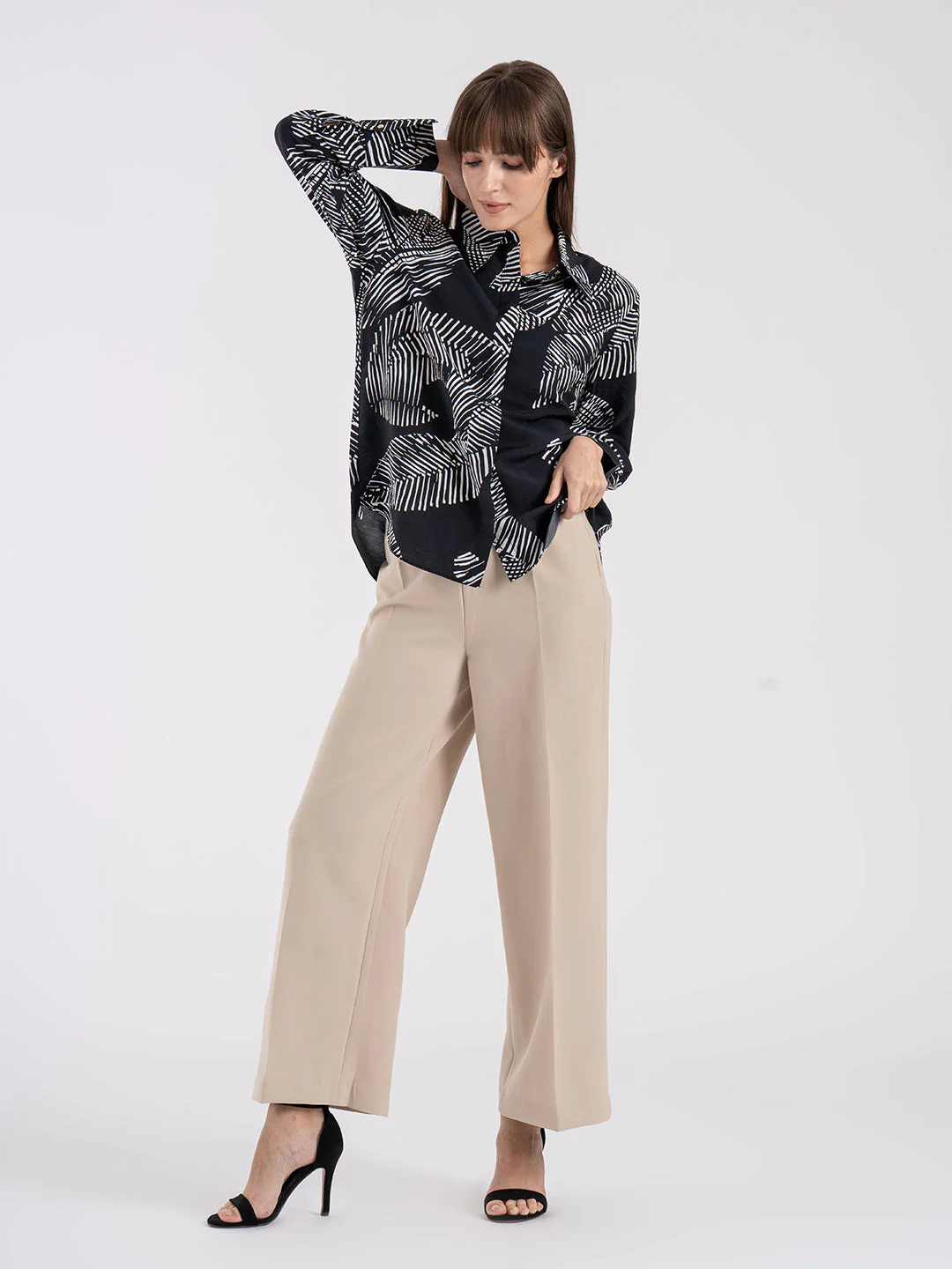 Women's Printed Full Sleeve Shirt - Image 7
