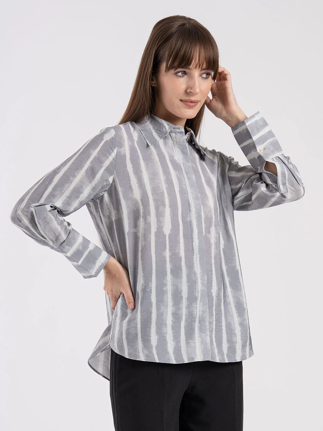 Women's Printed Full Sleeve Shirt - Image 6