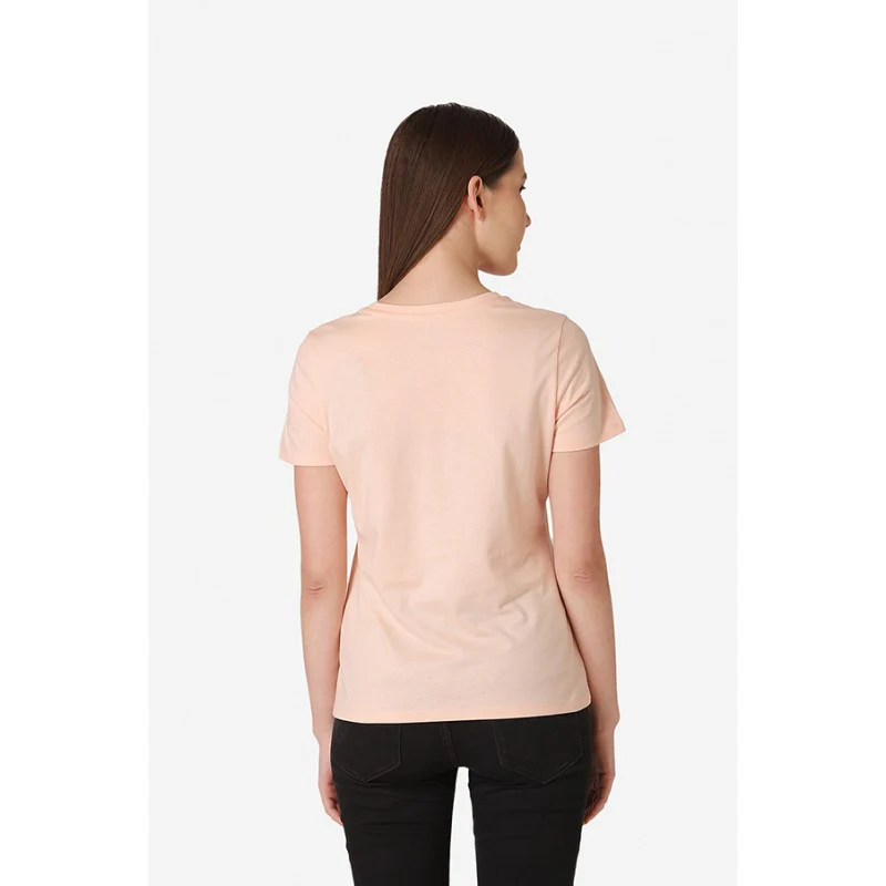 Women's Salmon Round Neck T-Shirt - Image 5