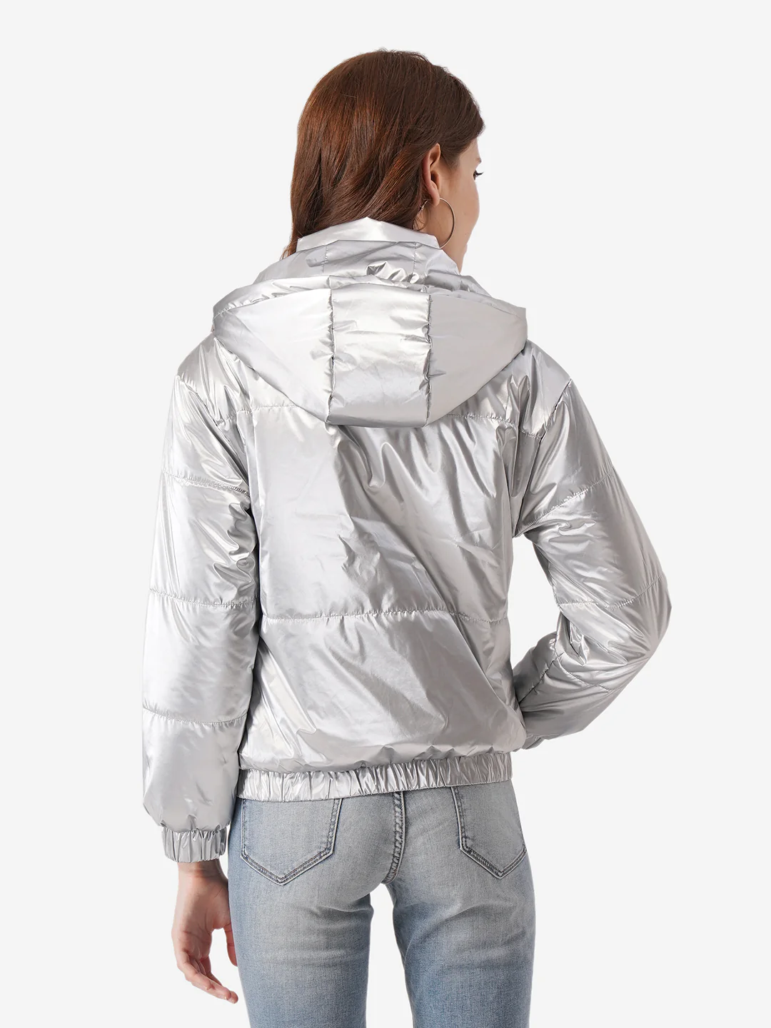 Women Silver Jacket - Image 5