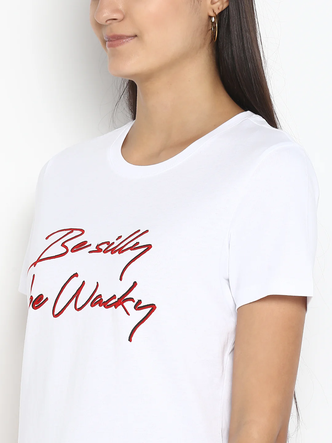 Women White T Shirt - Image 3
