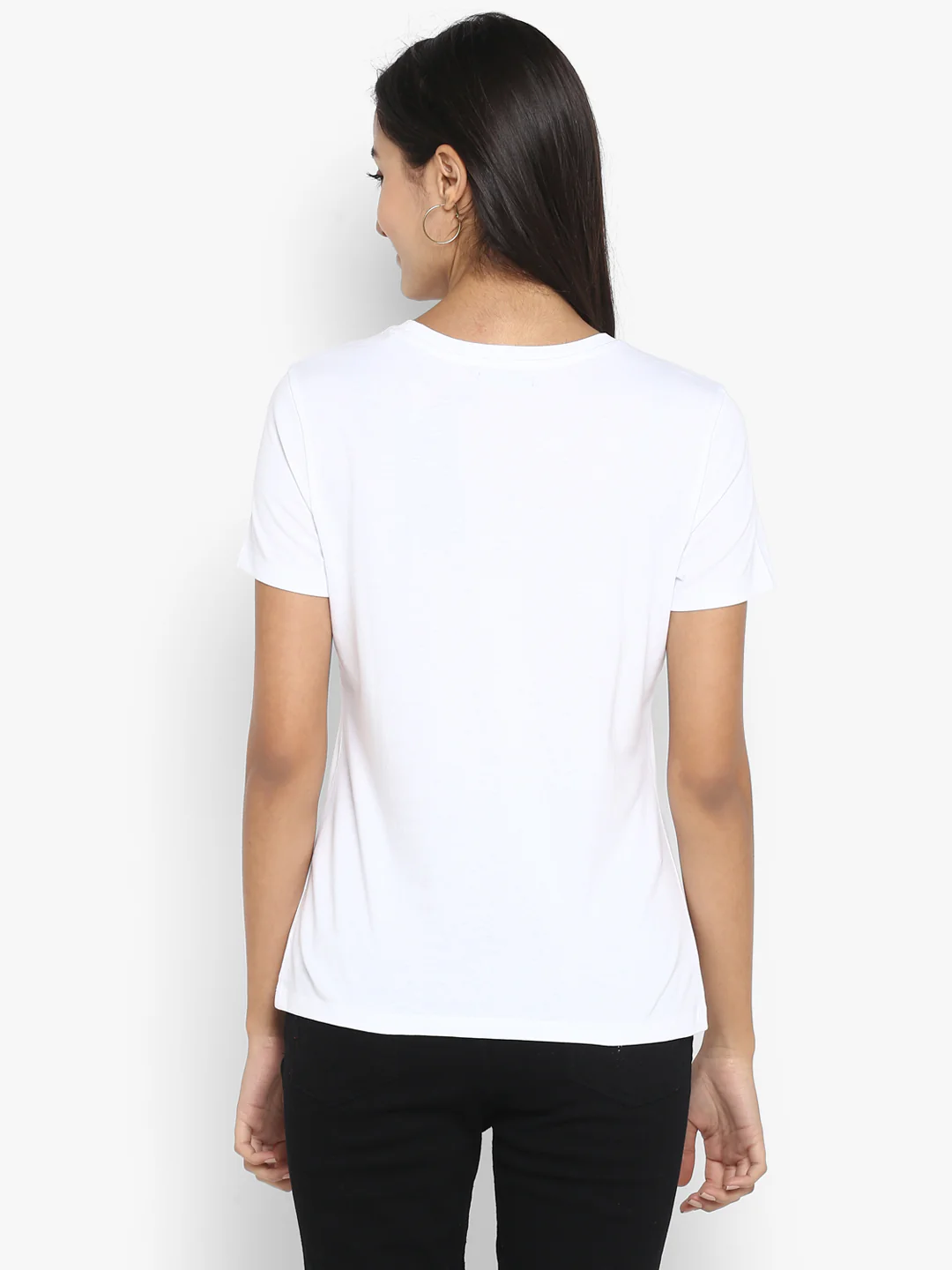 Women White T Shirt - Image 5