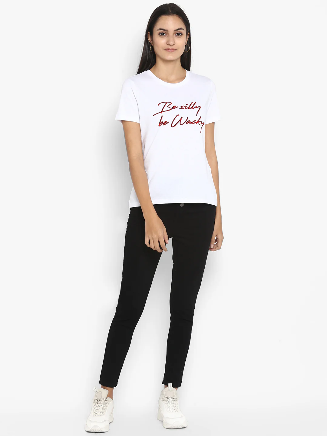 Women White T Shirt - Image 6