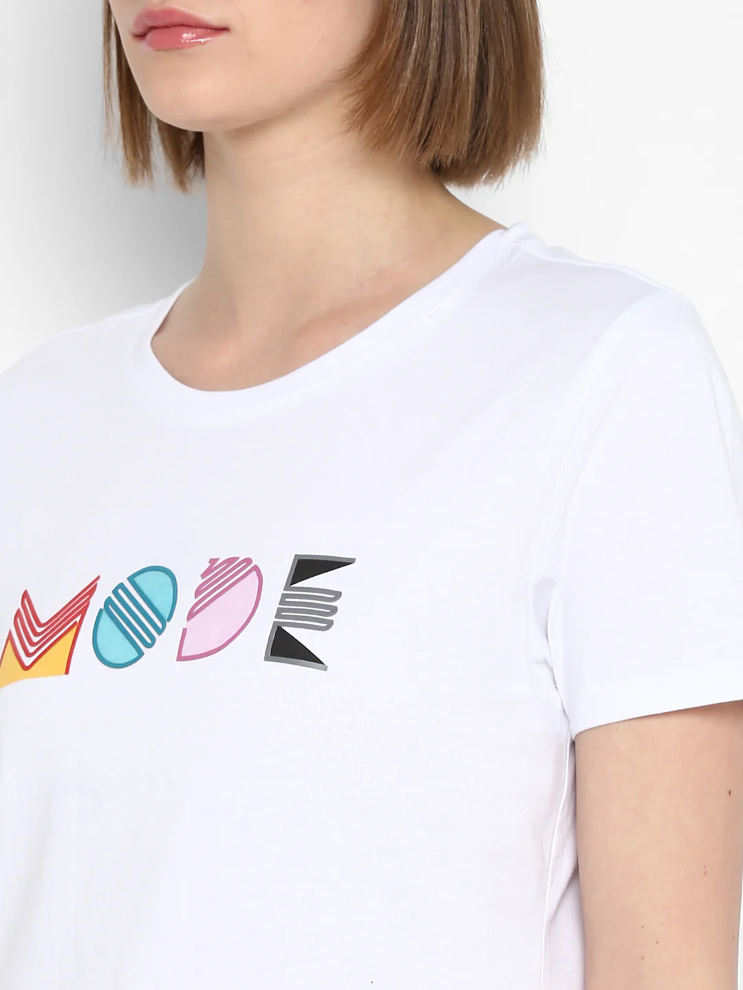 Women White T Shirt - Image 7