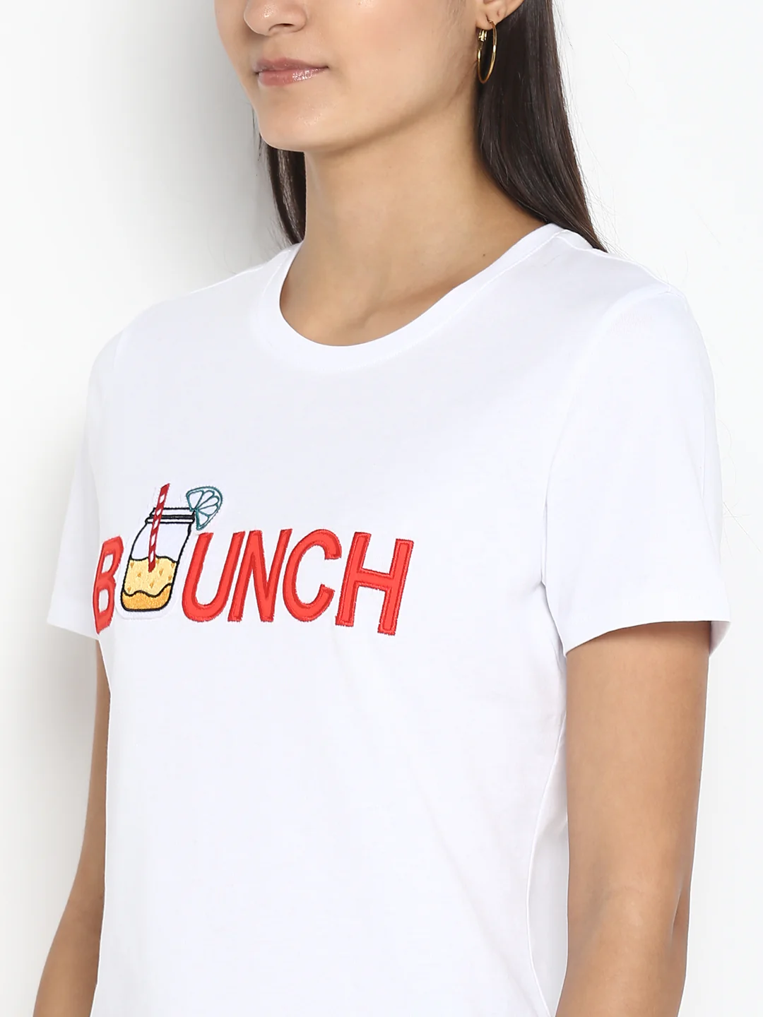 Women White T Shirt - Image 3