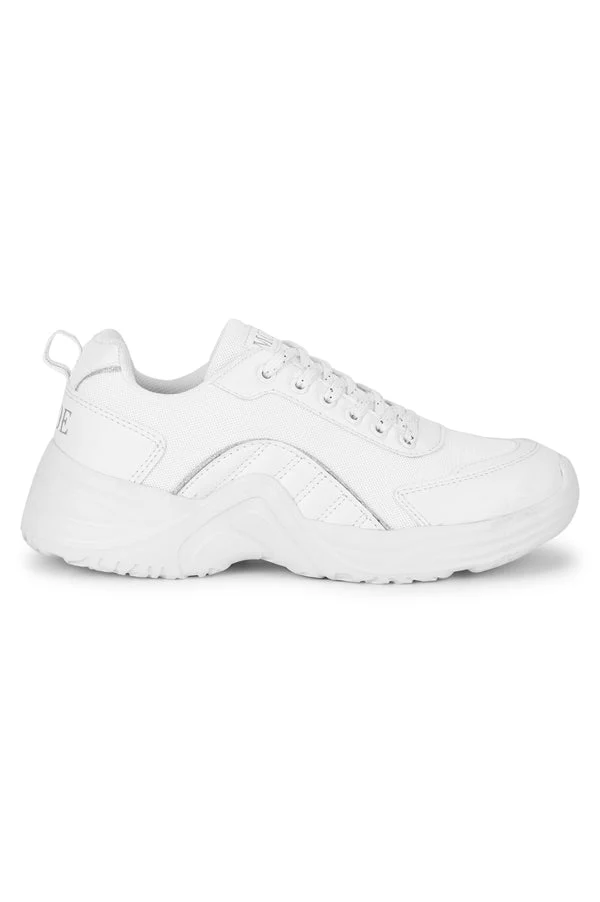 Women White Walking Shoes - Image 2