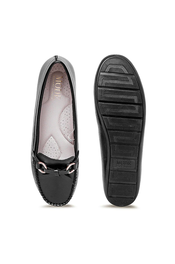 Women's Black Loafers - Image 6