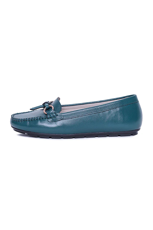 Women's Teal Loafers - Image 3