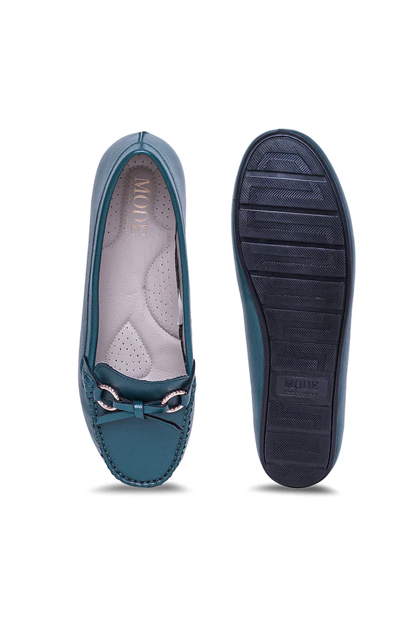 Women's Teal Loafers - Image 5