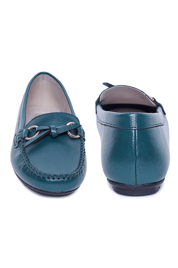 Women's Teal Loafers - Image 7