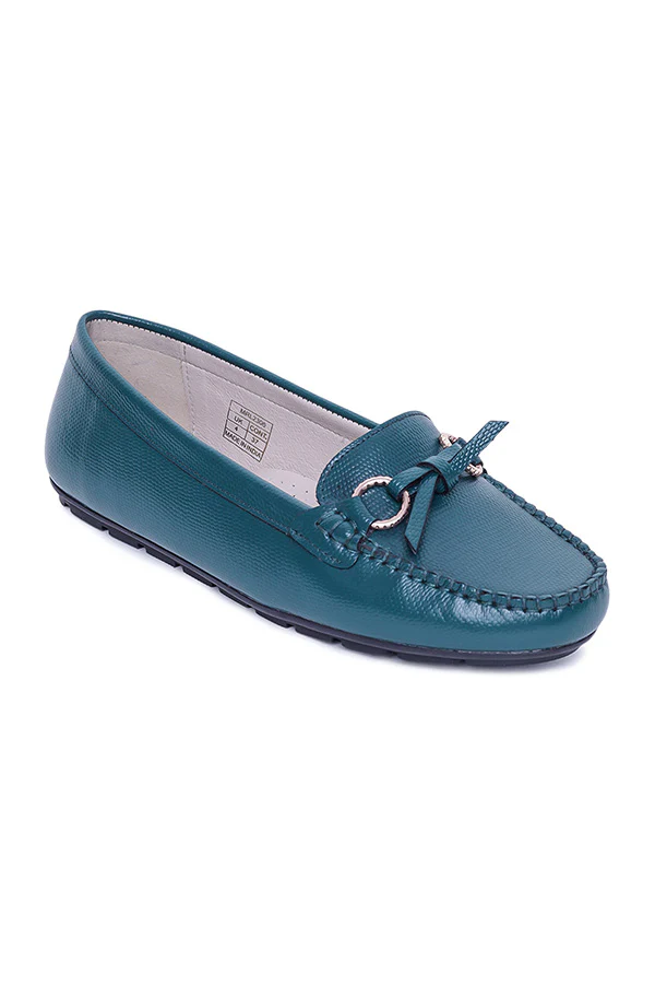 Women's Teal Loafers - Image 9